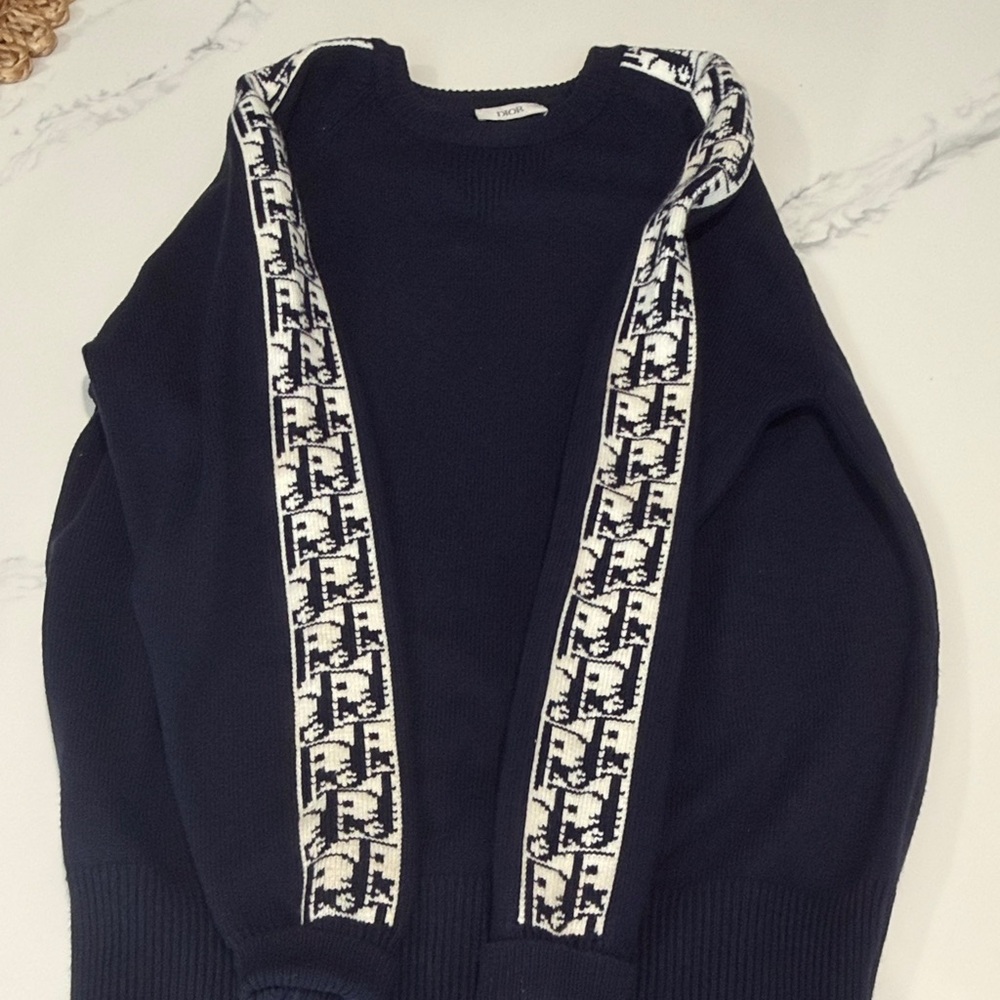 Dior Navy Blue Sweater